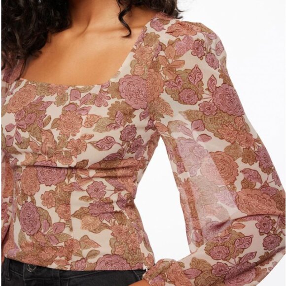 NWOT DYNAMITE Square Neck Blouse - Picture 4 of 5